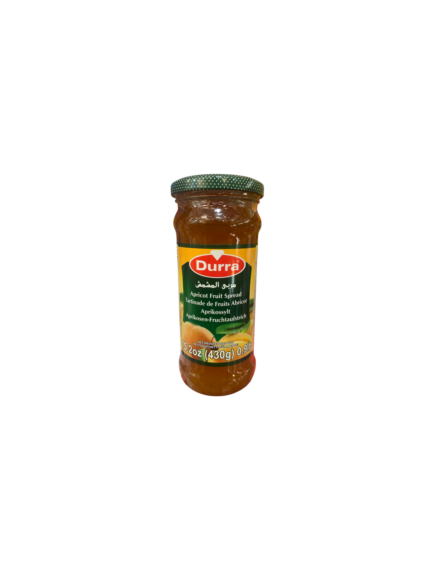 produits orientaux : confiture d'abricot durra 430g
