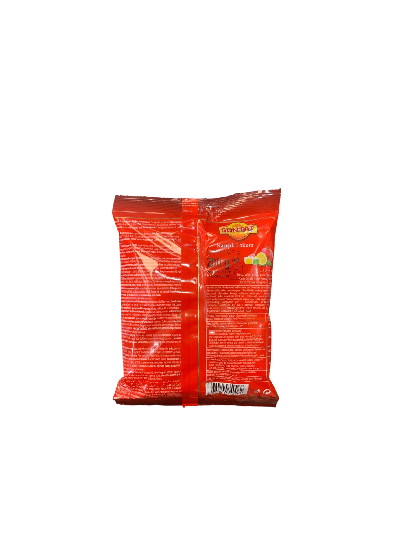 Suntat - Loukoum Mélange de Goûts 200g