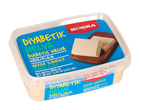 Koska Halva Nature 350g | Helva Diabétique Sans Sucre Ajouté | Dessert Turc Végétarien