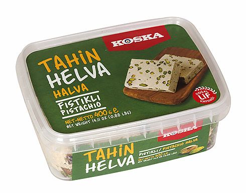 Koska Halva Pistache 350g | Fıstıklı Tahin Helva Traditionnelle | Dessert Turc Fibre & Végétarien