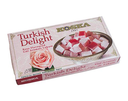 Koska Turkish Delight (Lokum) 500g | Pâtisserie Turque Traditionnelle & Authentique | Halal & Vegan | Qualité Premium