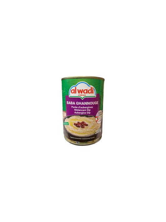 produits orientaux : purée d'aubergine alwadi conserve 