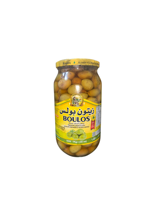 produits orientaux : boulos olives vertes