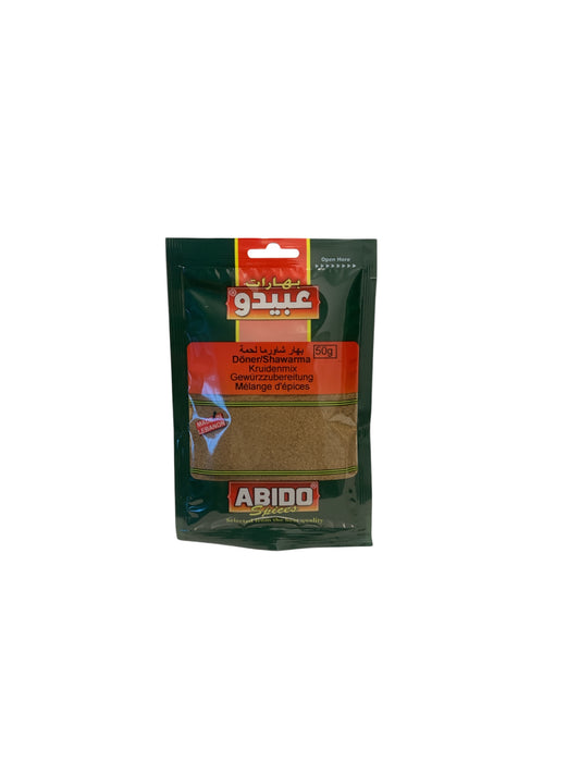 produits orientaux : abido mélange d'épices doner/shawarma