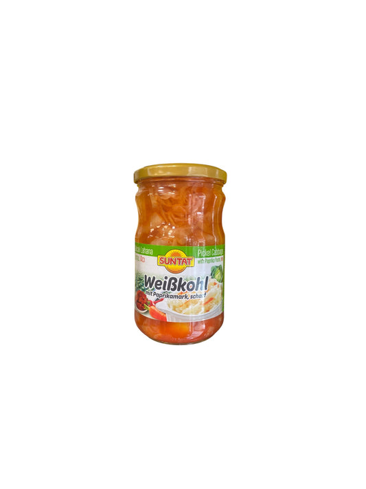 Suntat -Chou Blanc Marinés  au Paprika Épicé | Kimchi Turc Style | 620g (310g Égoutté)