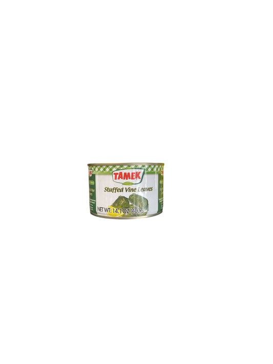 Tamek - Feuilles de Vigne Farcies(Dolmas) au Riz | Prêtes à Servir | Végétaliennes | 400g (340g Égoutté)